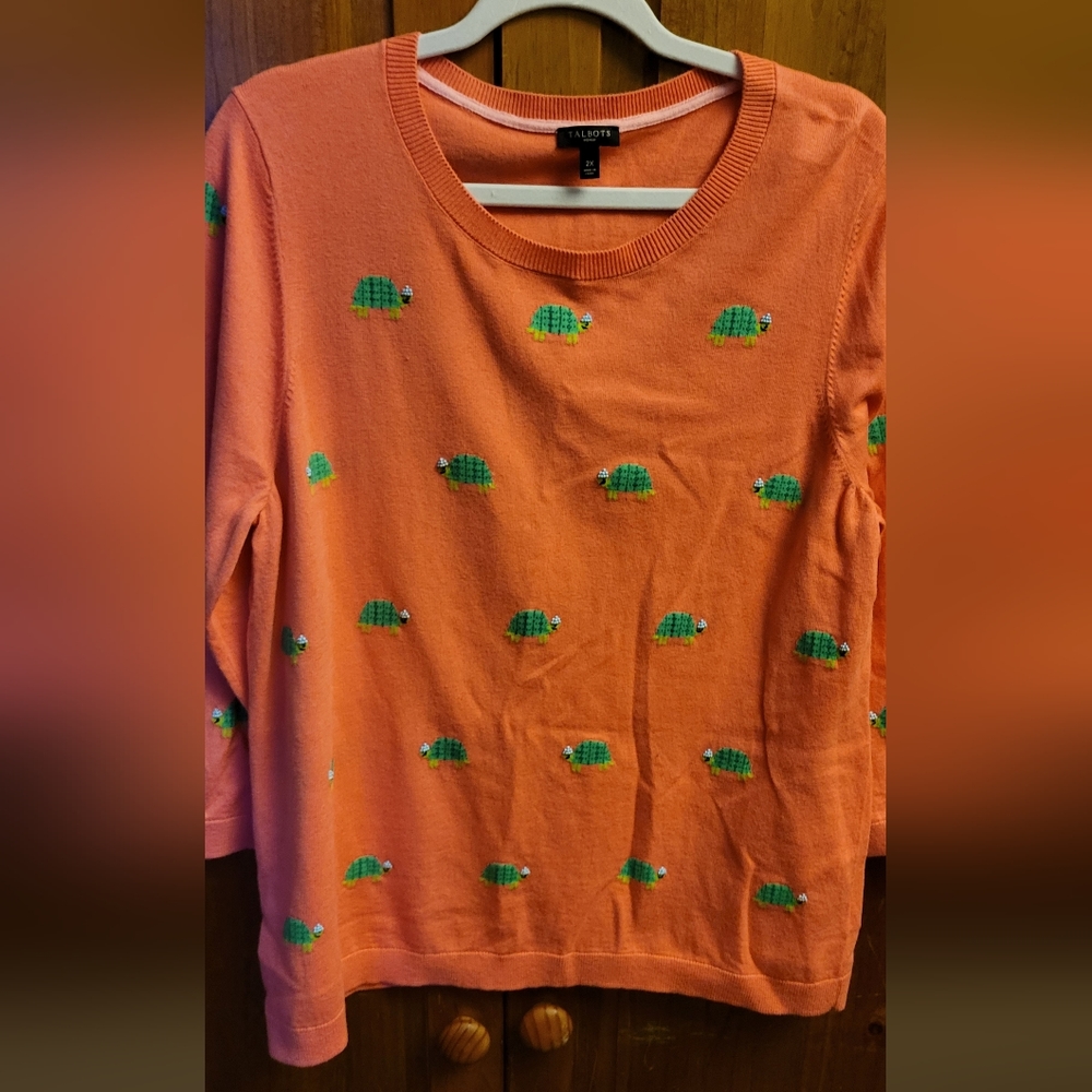Talbots Turtle Sweater